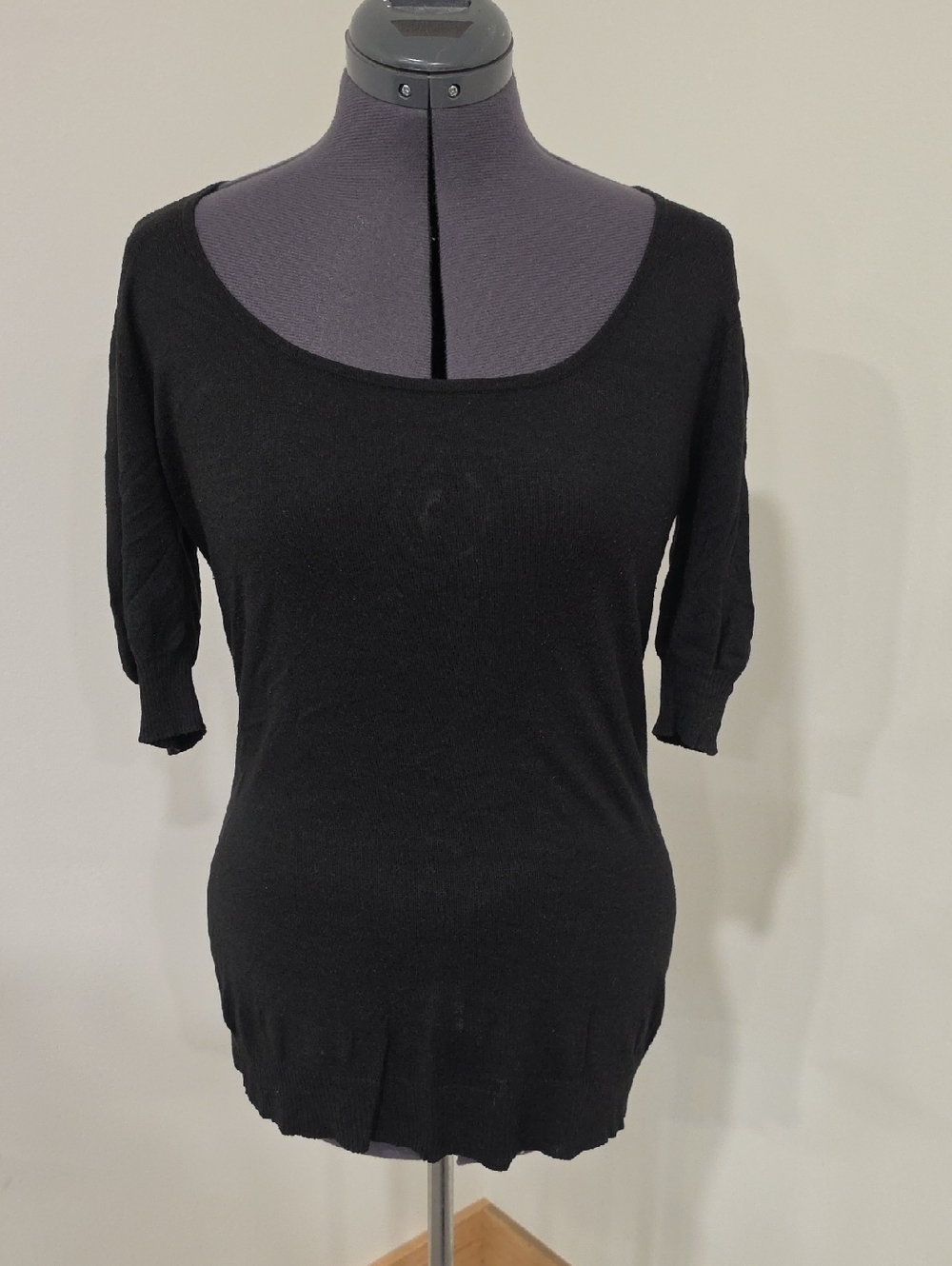 Maurices Black Lightweight Knit Top